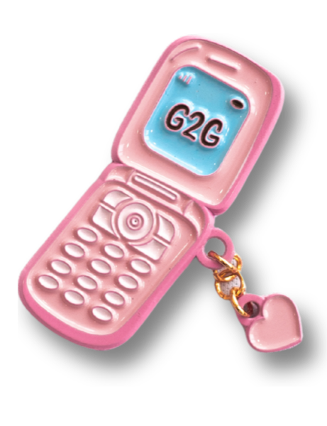 Flip phone needle minder
