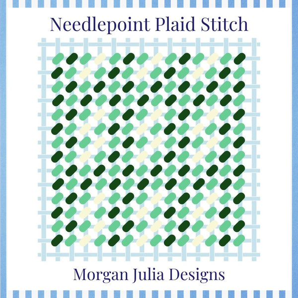 Needlepoint Plaid Stitch