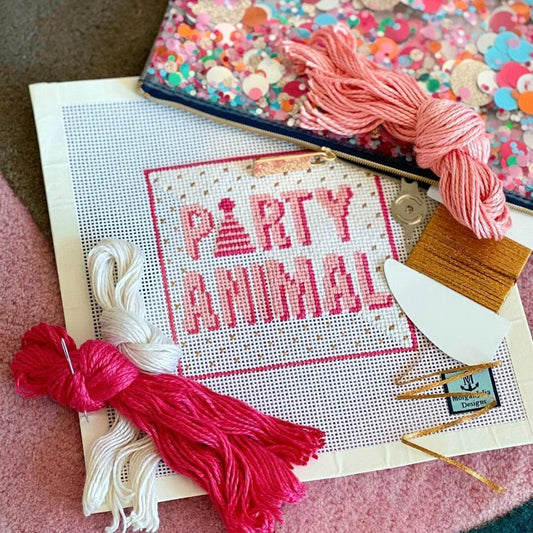 Introducing MJD x Packed Party Needlepoint Collaboration!