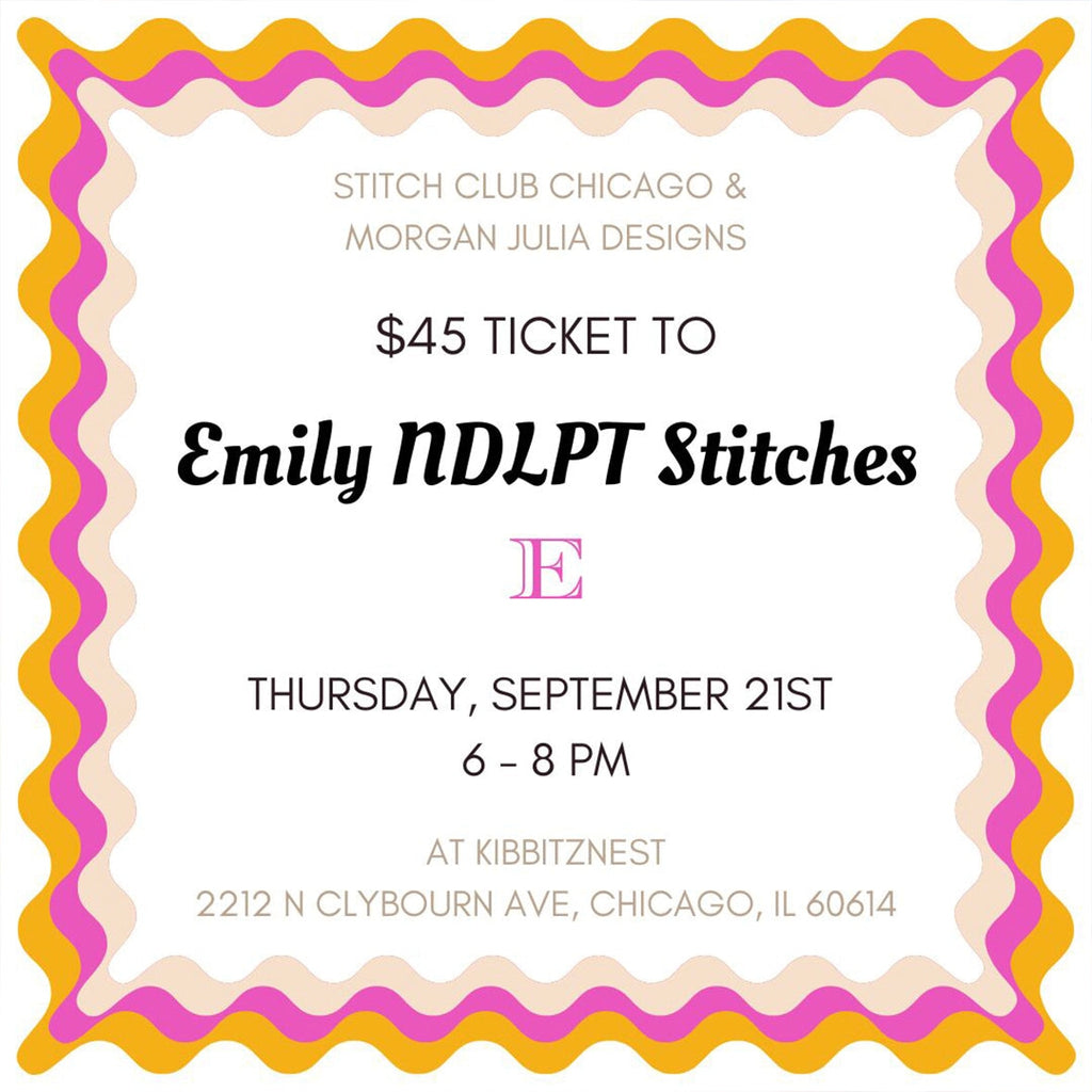 Join Us in Chicago: Launching Emily NDLPT Stitches with Stitch Club Chicgao!