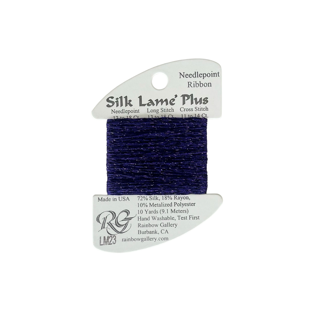 Silk Lame Plus: LM23 Dark Lavender