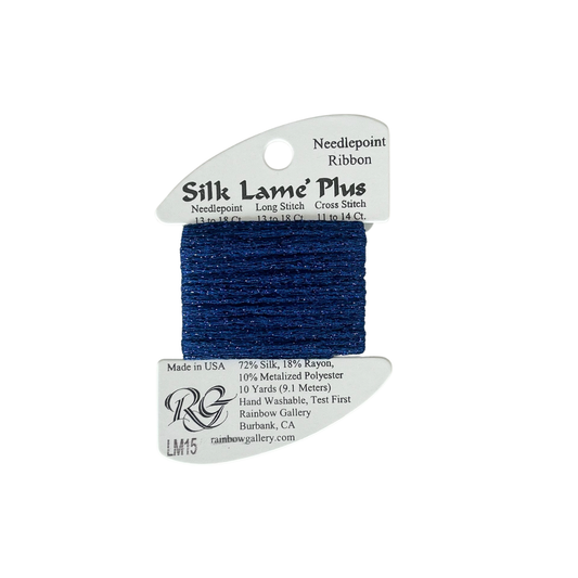 Silk Lame Plus: LM15 Dark Blue