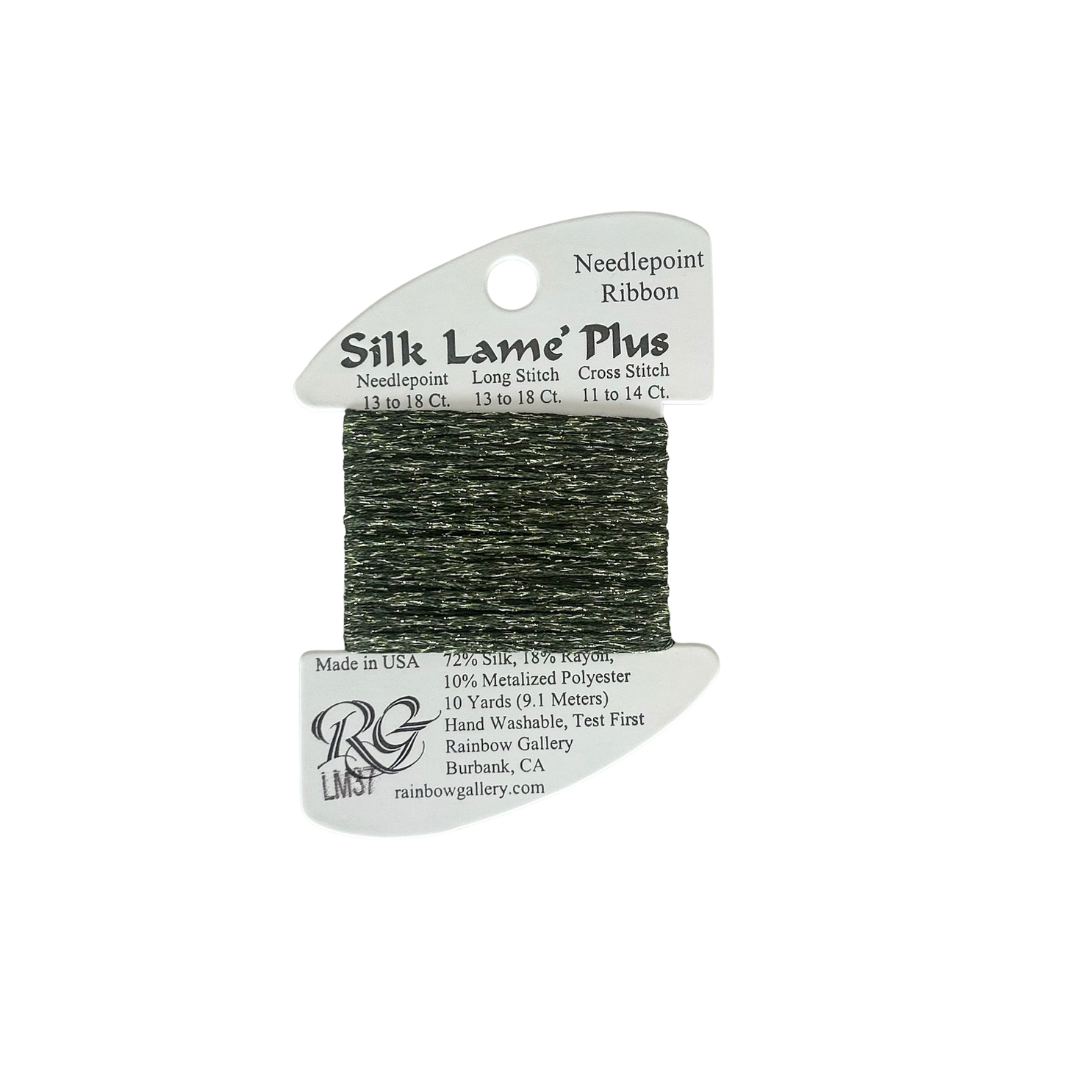 Silk Lame Plus: LM37 Dark Avocado