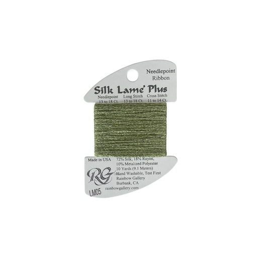 Silk Lame Plus: LM05 Avocado