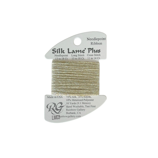 Silk Lame Plus: LM03 Ecru