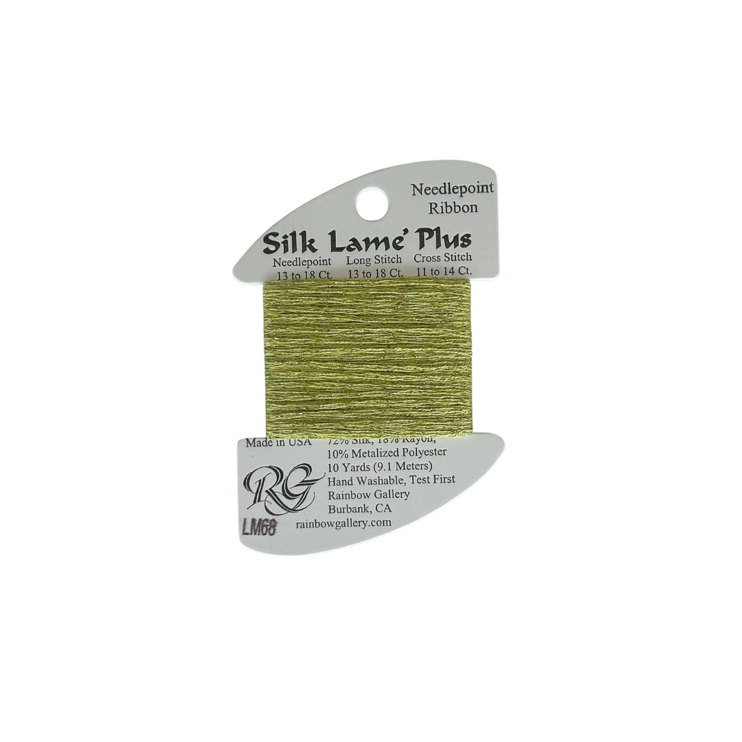 Silk Lame Plus: LM68 Pale Avocado