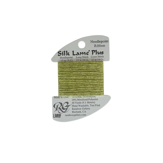 Silk Lame Plus: LM68 Pale Avocado