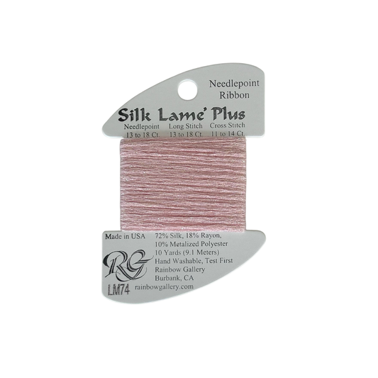 Silk Lame Plus: LM74 Pale Pink