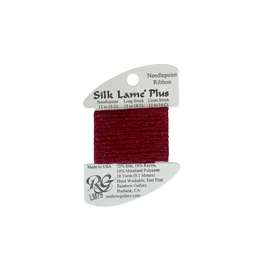 Silk Lame Plus: LM79 Dark Cherry