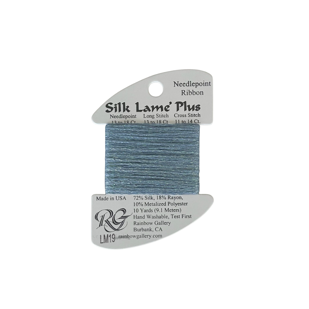Silk Lame Plus: LM19 Antique Blue