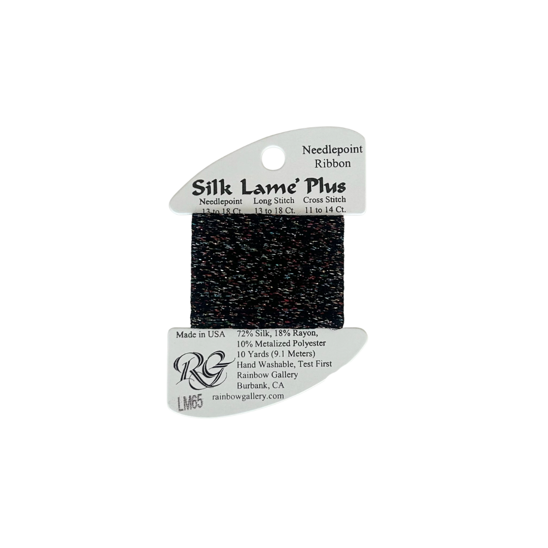 Silk Lame Plus: LM65 Black Sparkle