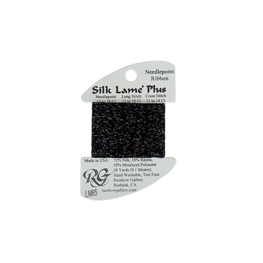 Silk Lame Plus: LM65 Black Sparkle