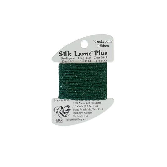 Silk Lame Plus: LM58 Dark Christmas Green