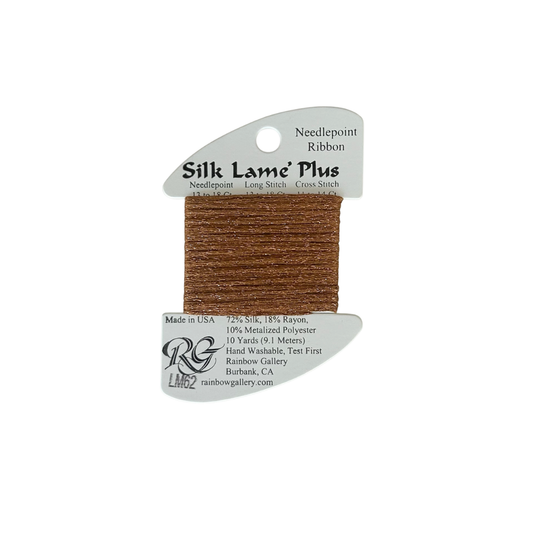 Silk Lame Plus: LM62 Dark Sand Gold