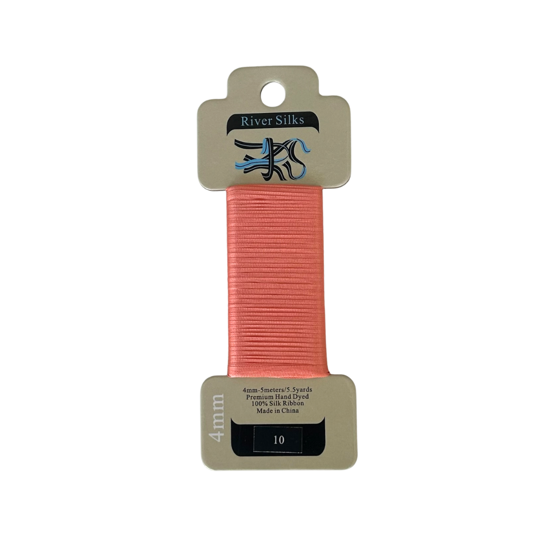 River Silks Ribbon 4mm - 10 Desert Flower