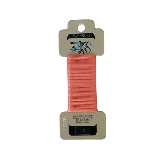 River Silks Ribbon 4mm - 10 Desert Flower