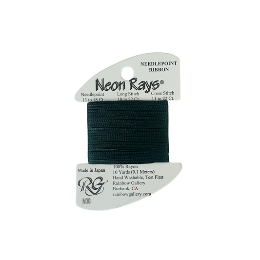 Neon Rays: N30 Dark Forest Green