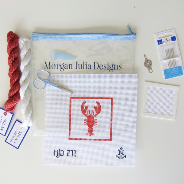 Lobster Beginner Needlepoint Kit