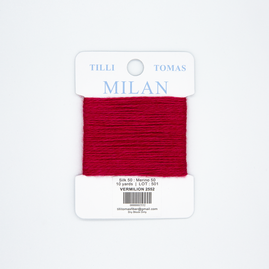Milan Cards - 2552 Vermilion