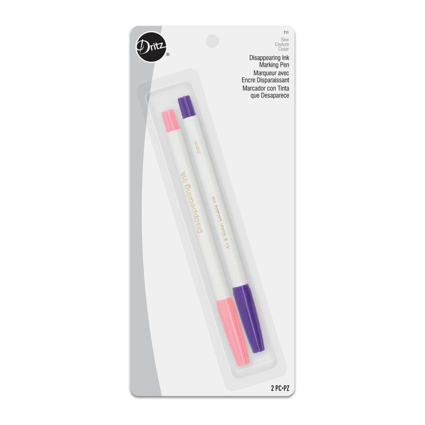 Disappearing Ink Marking Pens, 2 Pack