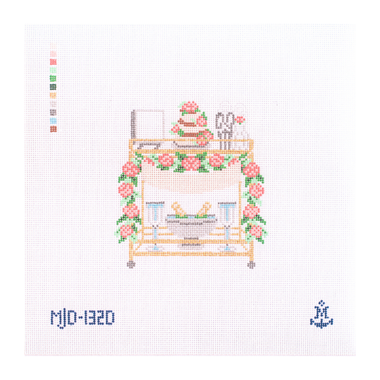 Wedding Bar Cart - 2 Brides in a Tux & Dress