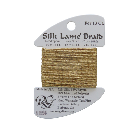 Silk Lamé Braid LB94 True Gold