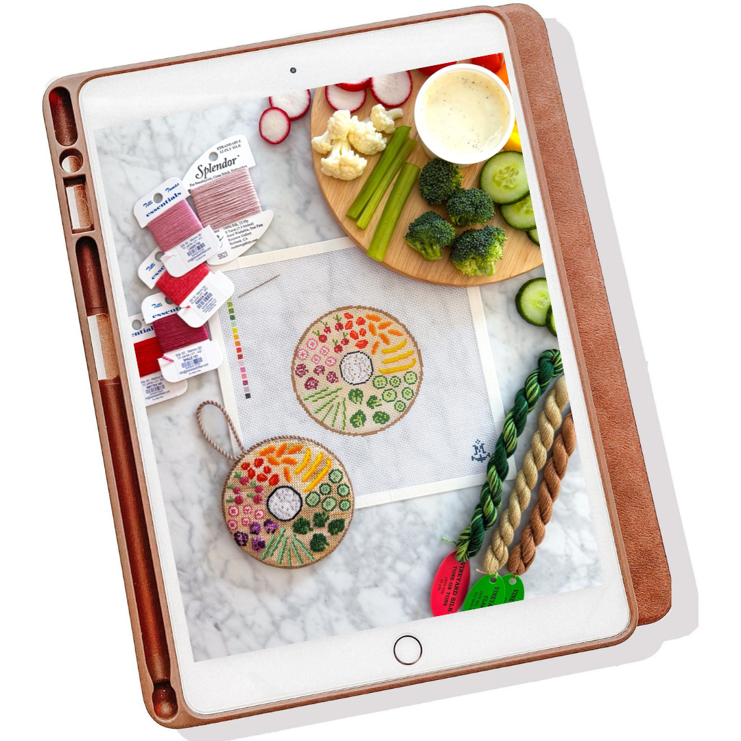 Stitch Guide for Crudités Platter