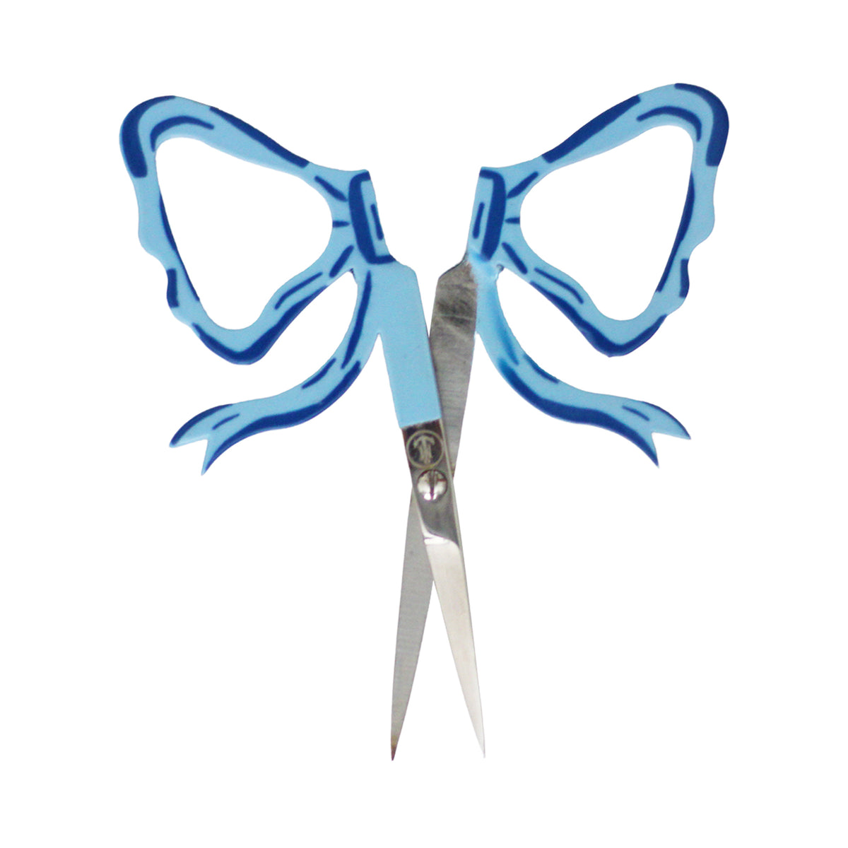 Blue Bow Scissors