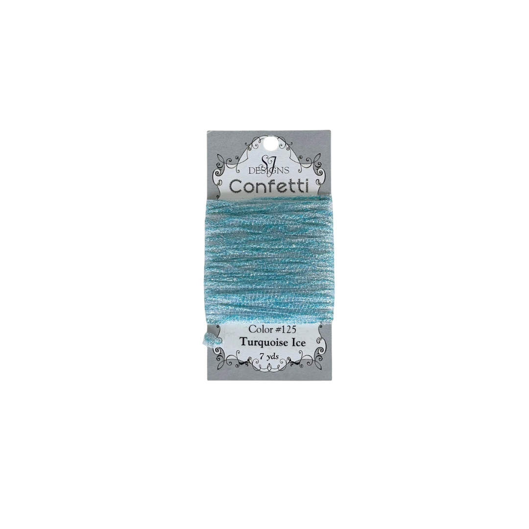 SJ Designs Confetti - #125 Turquoise Ice