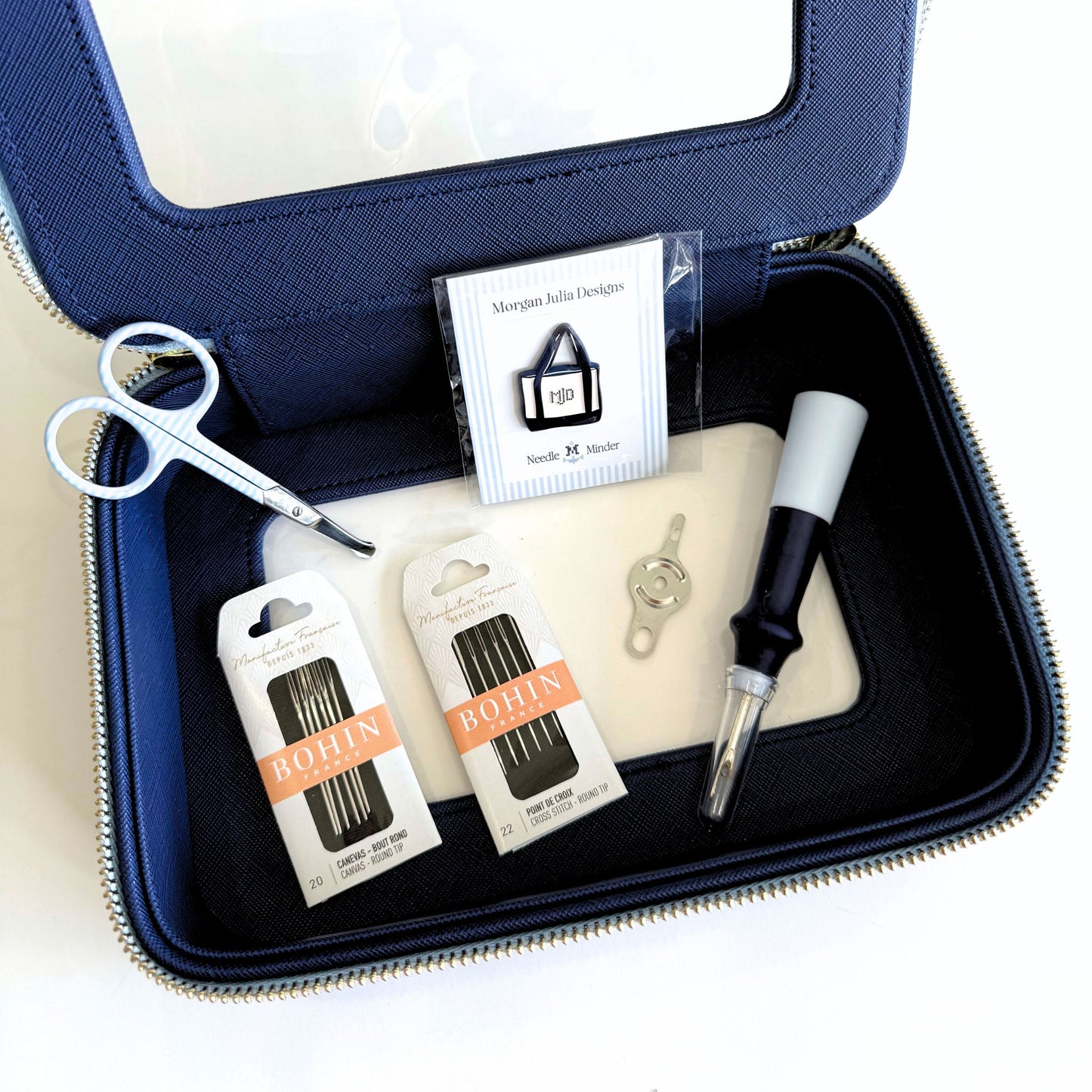 Needlepoint Essential Bag with Accessories