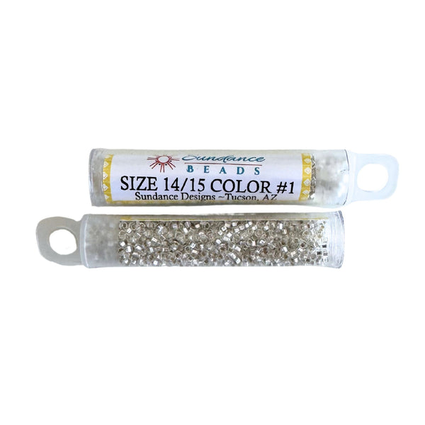 Sundance Size 14/15 Seed Beads #1 Crystal