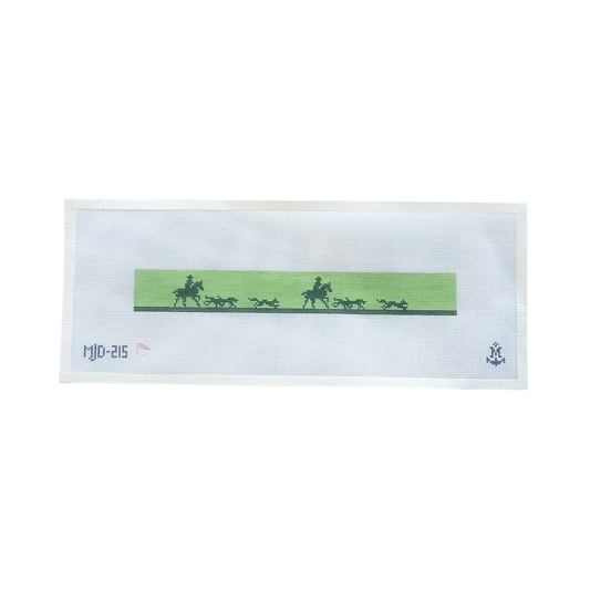 STUDIO SALE - The Hunt Key Fob Needlepoint Canvas