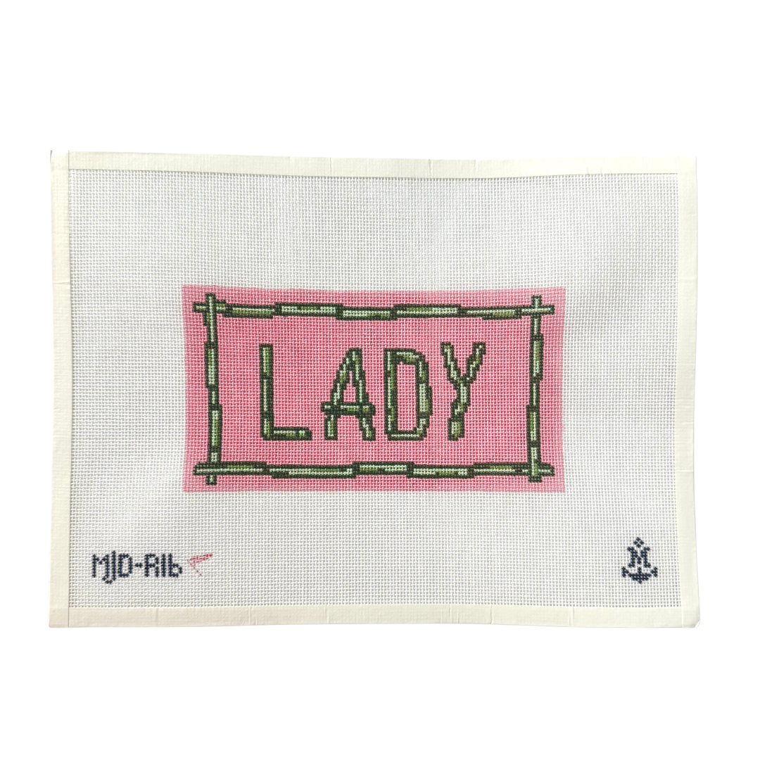 STUDIO SALE - Lady Needlepoint Canvas
