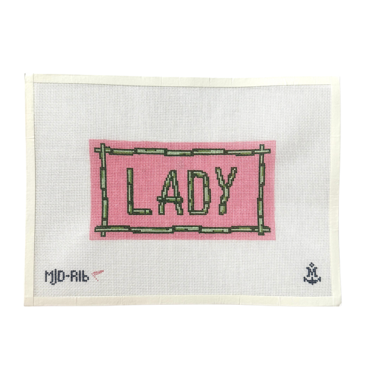 STUDIO SALE - Lady Needlepoint Canvas