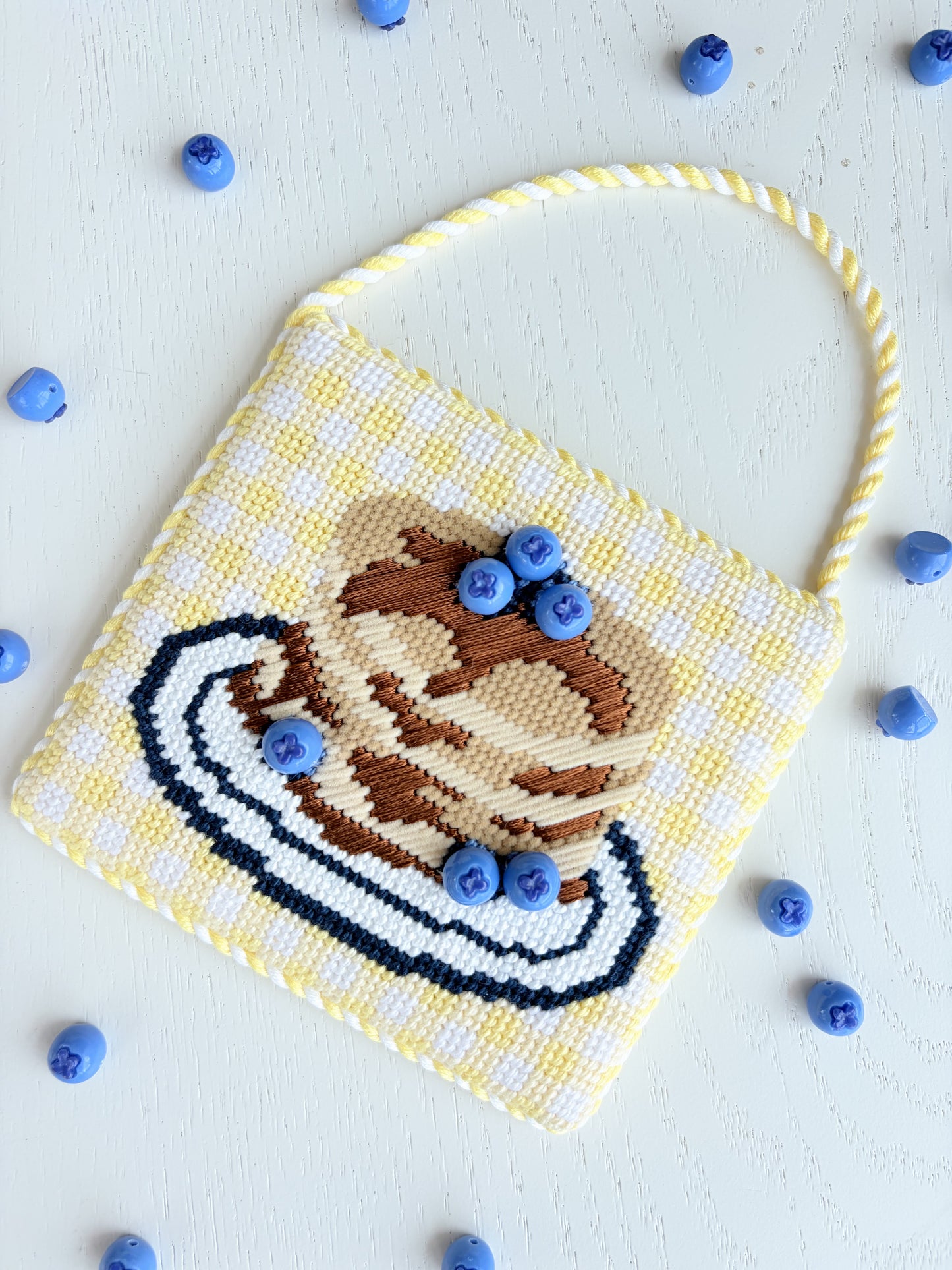 Blueberry Beads for Needlepoint Canvases