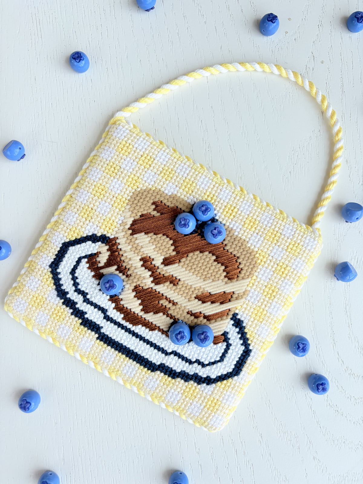 Blueberry Beads for Needlepoint Canvases
