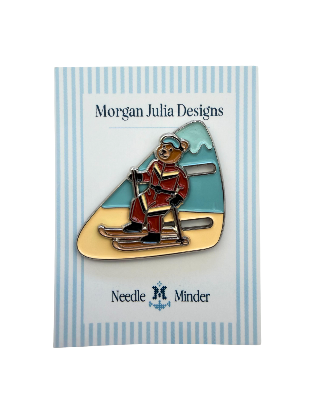 Theo Takes the Slopes Needle Minder