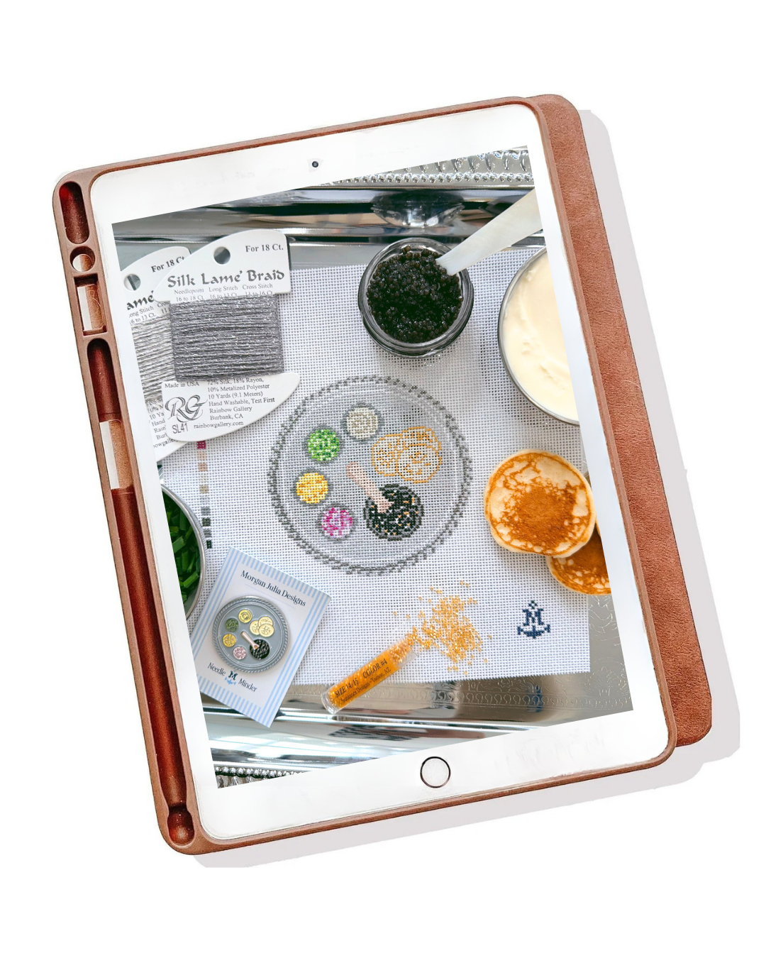 Caviar Tray Stitch Guide