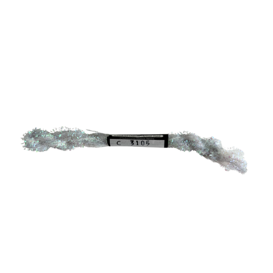 ThreadworX Overdyed Kreinik Ice Chenille -  C3105 Ghost Gray