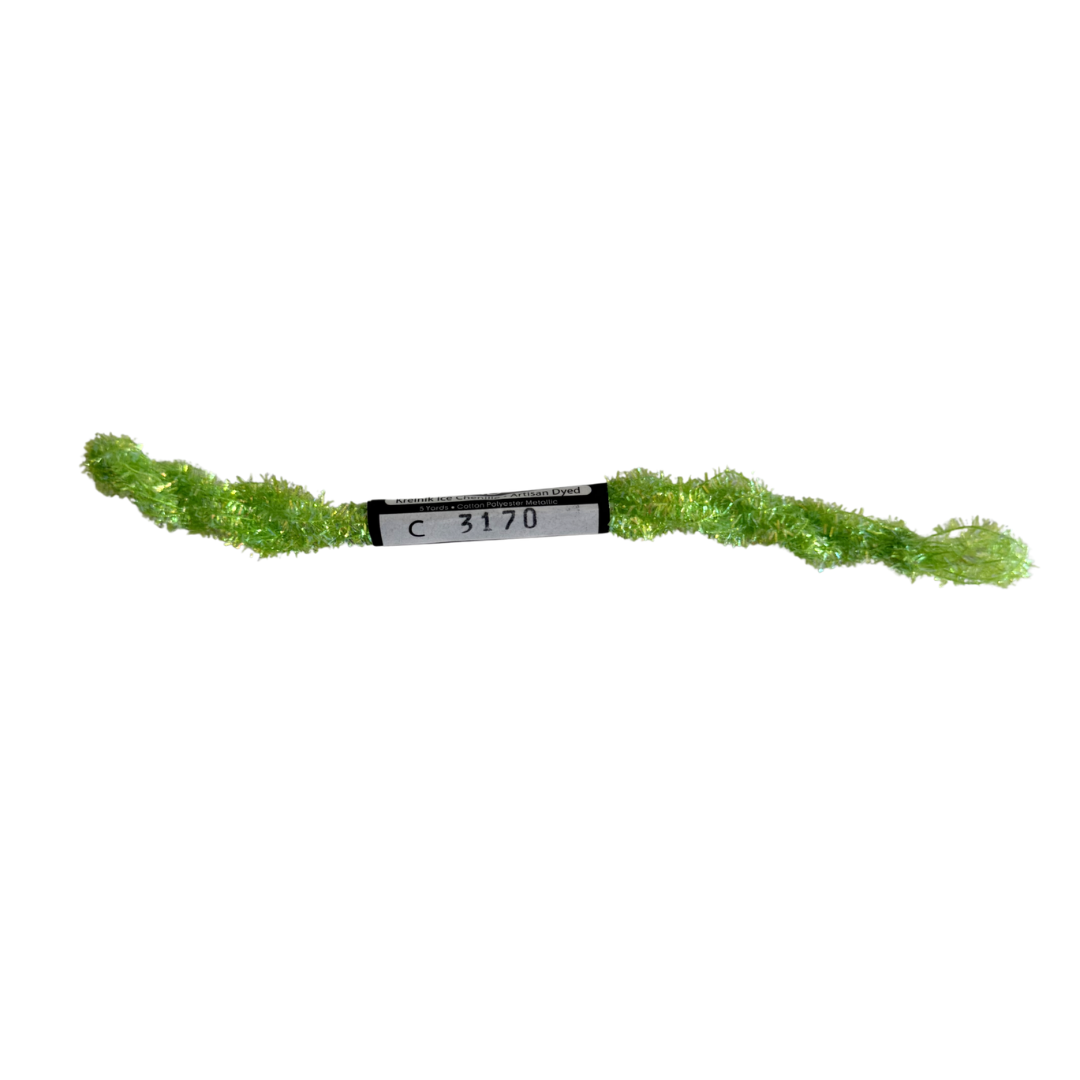 ThreadworX Overdyed Kreinik Ice Chenille - C3170 Key Lime