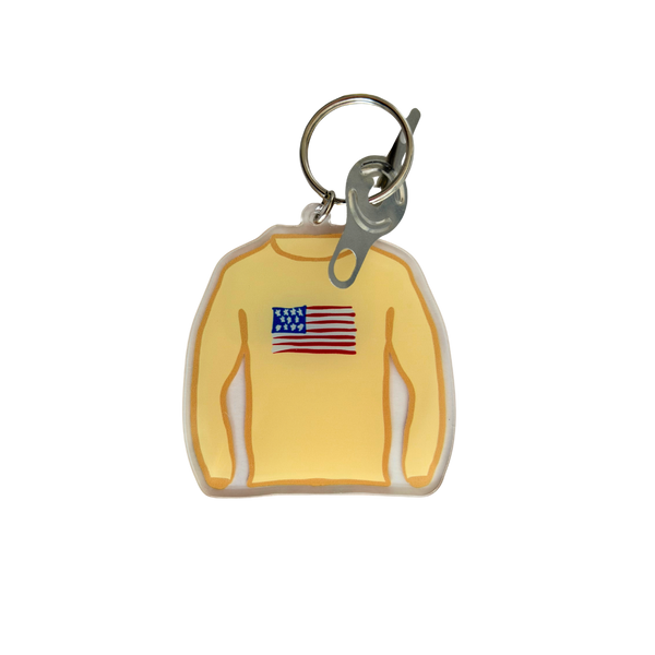 American Flag Sweater (Cream) Acrylic Needle Threader