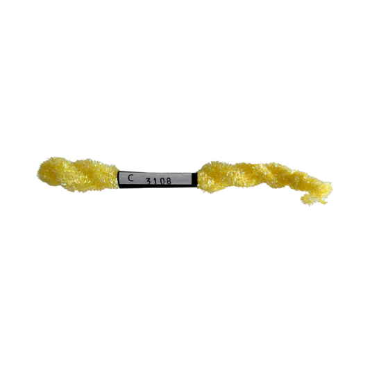 ThreadworX Overdyed Kreinik Ice Chenille - C3108 Mellow Yellow
