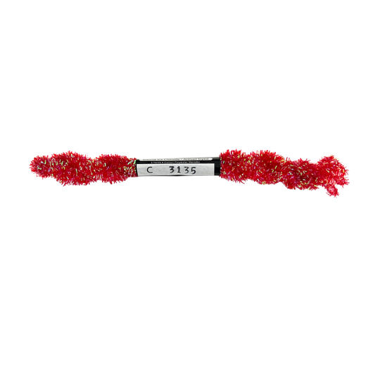 ThreadworX Overdyed Kreinik Ice Chenille - C3135 Crimson