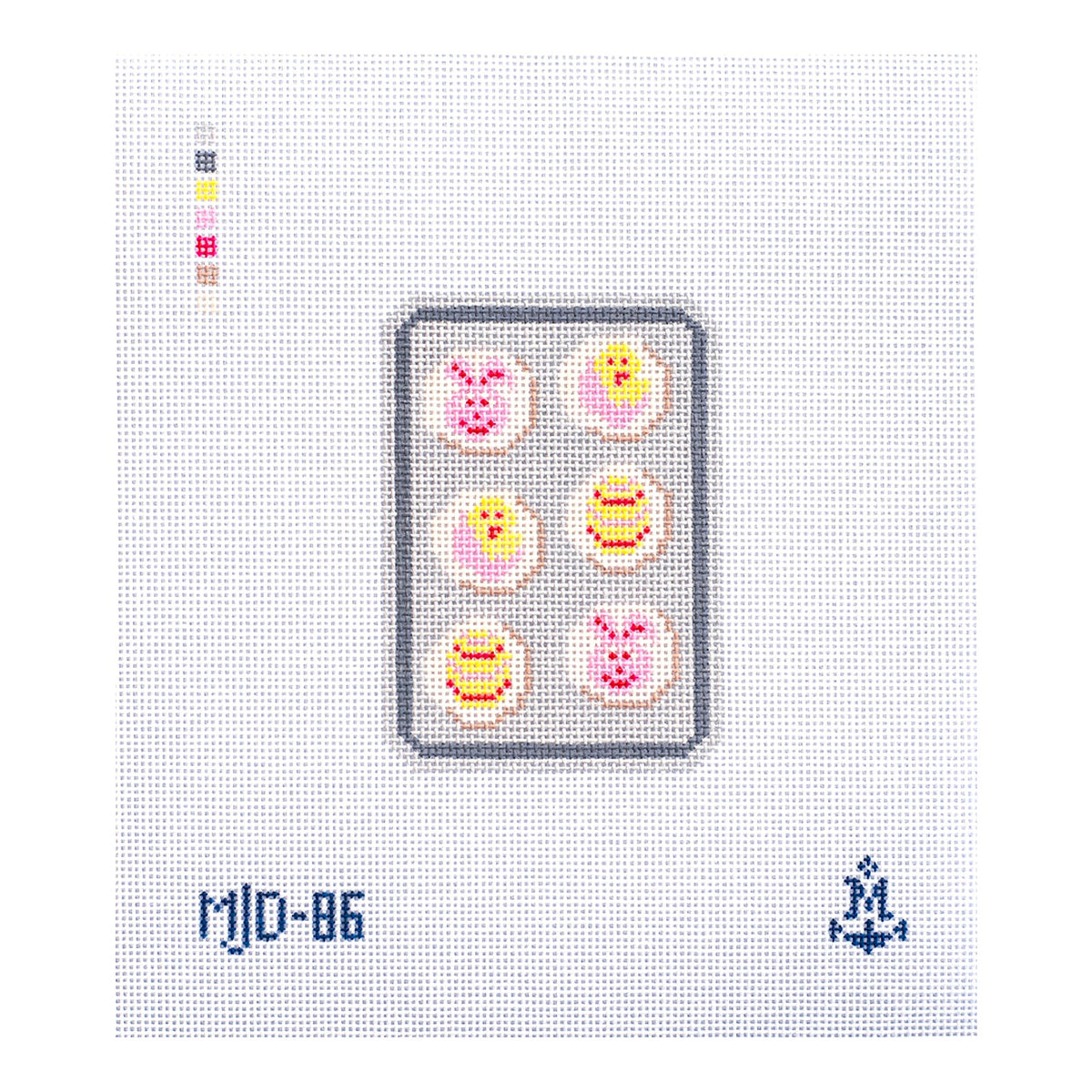 Easter Slice and Bake Cookies [Needlepoint Canvas and Kit] [Morgan Julia Designs]
