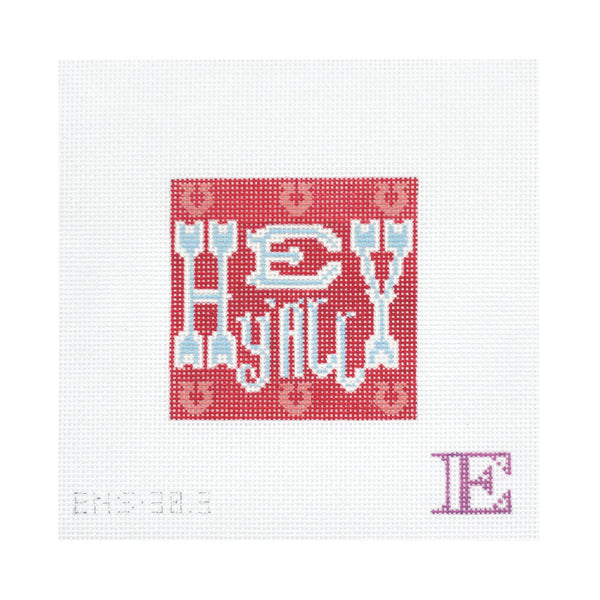 Hey Y'all [Needlepoint Canvas and Kit] [Morgan Julia Designs]