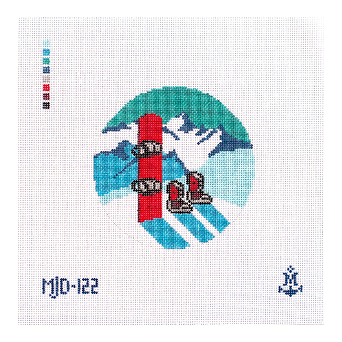 Backcountry Boarder [Needlepoint Canvas and Kit] [Morgan Julia Designs]