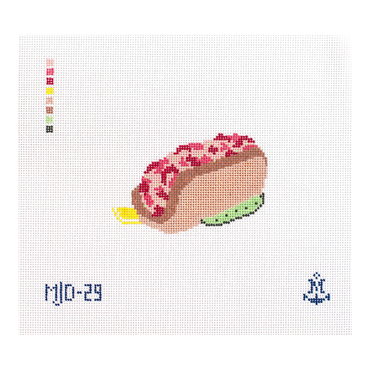 Lobstah Roll [Needlepoint Canvas and Kit] [Morgan Julia Designs]