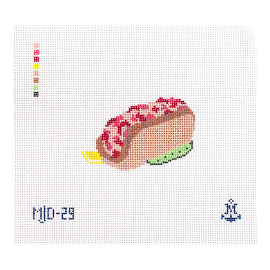 Lobstah Roll [Needlepoint Canvas and Kit] [Morgan Julia Designs]