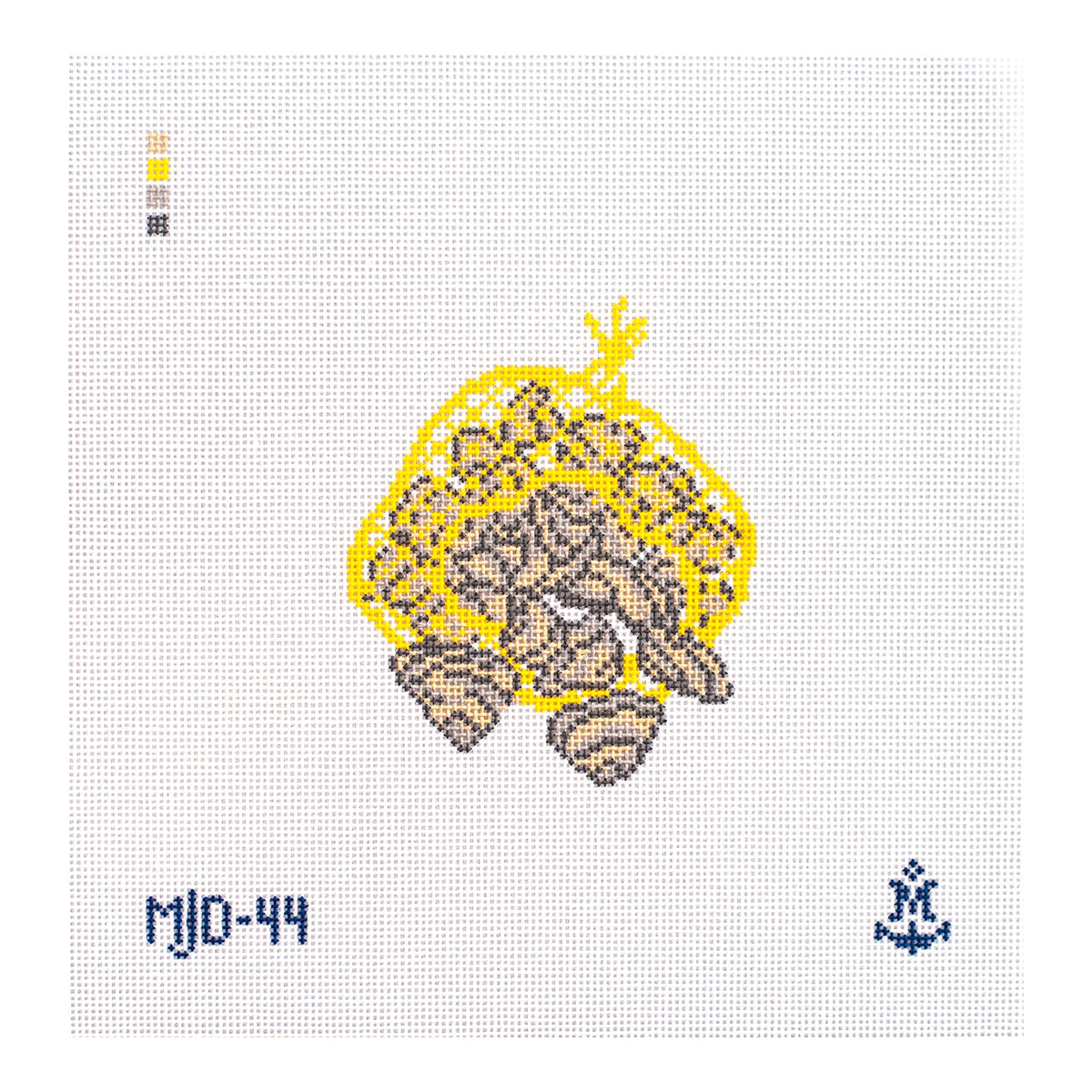 Happy as a Clam [Needlepoint Canvas and Kit] [Morgan Julia Designs]