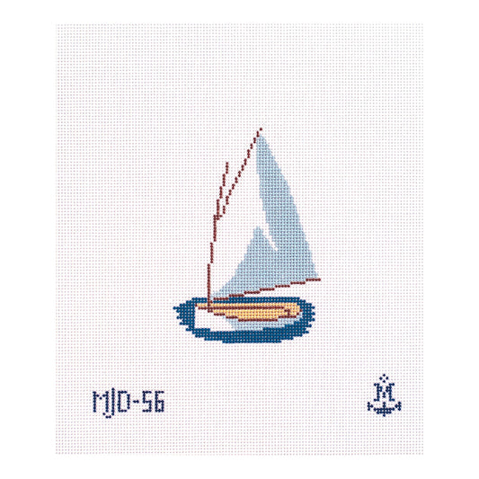 Catboat [Needlepoint Canvas and Kit] [Morgan Julia Designs]